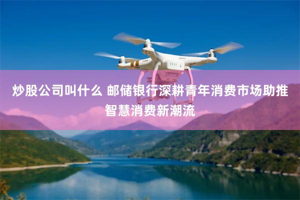 炒股公司叫什么 邮储银行深耕青年消费市场助推智慧消费新潮流