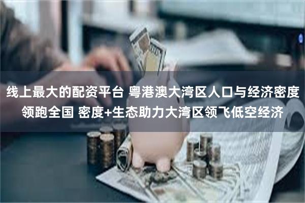 线上最大的配资平台 粤港澳大湾区人口与经济密度领跑全国 密度+生态助力大湾区领飞低空经济