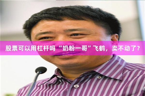 股票可以用杠杆吗 “奶粉一哥”飞鹤，卖不动了？